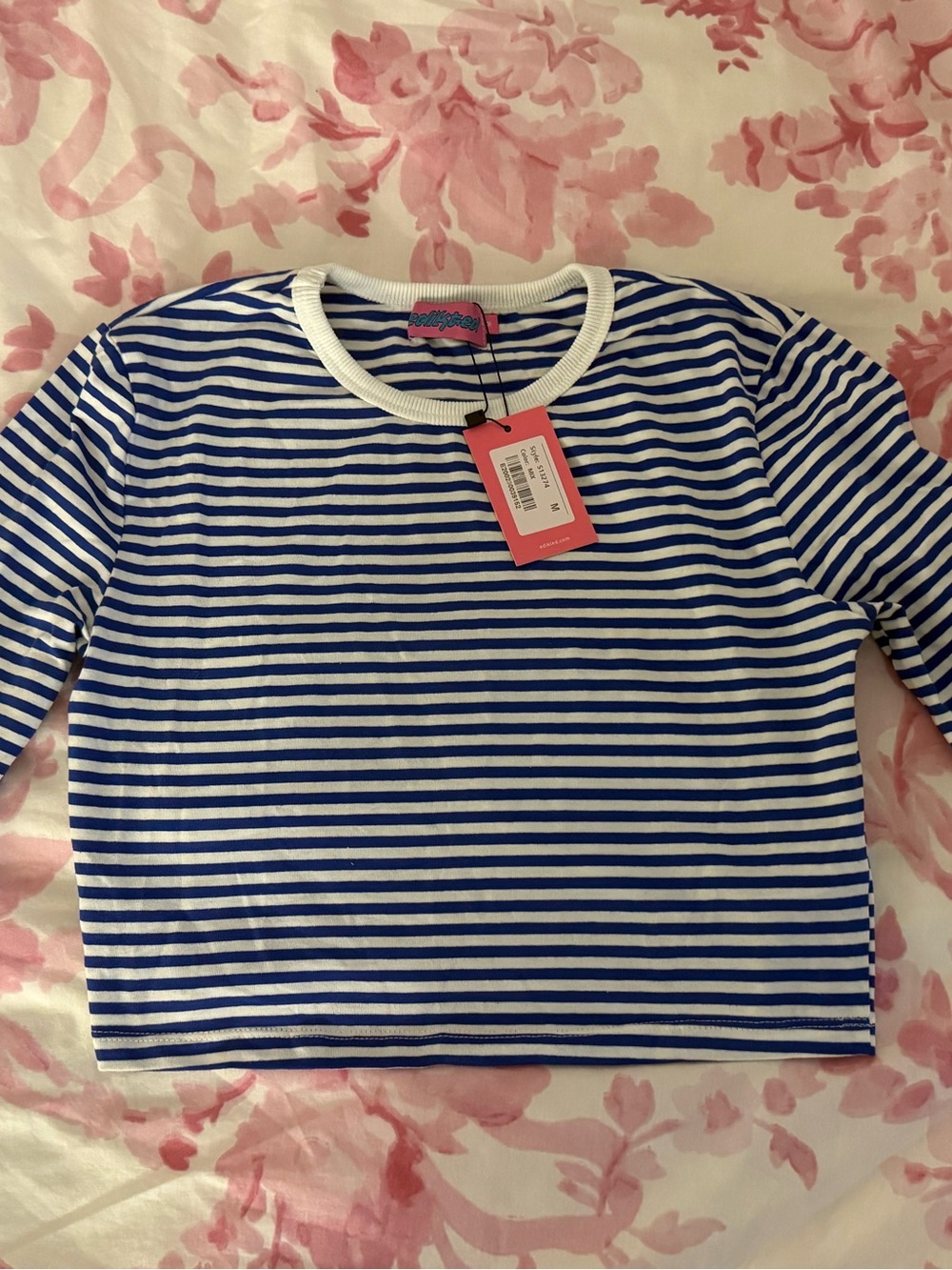 Edikted Montie Striped Long Sleeve T-Shirt